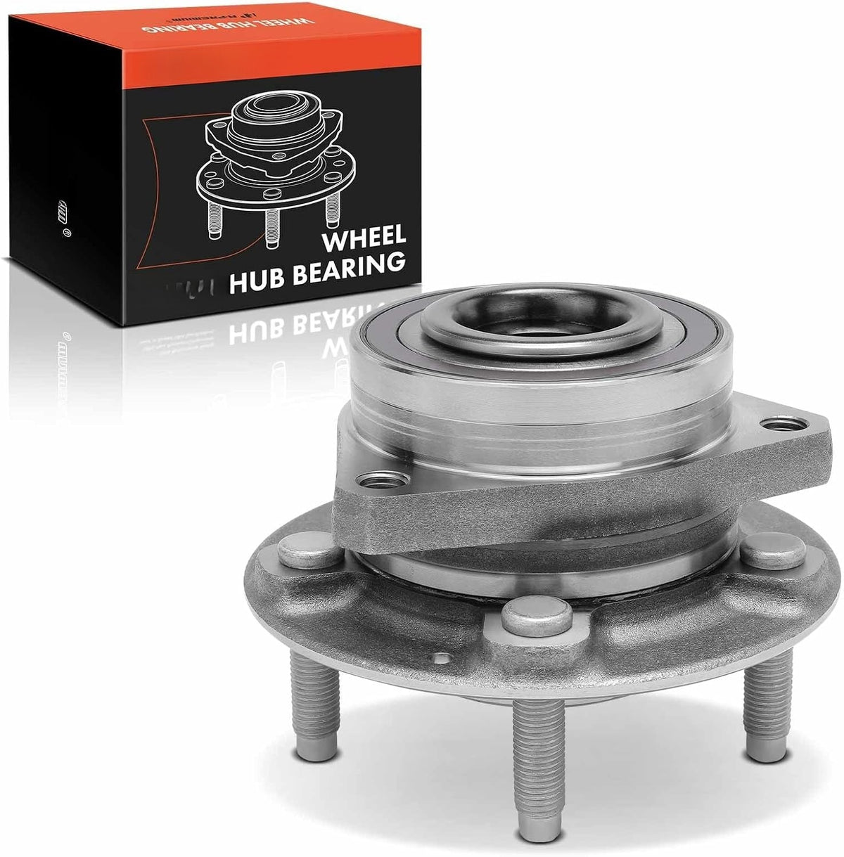 Wheel Bearing and Hub, 5-Lug, for Chevrolet Malibu 2016-2020 Front, Buick LaCrosse 2017-2019, Regal Sportback 2018-2019, Cadillac ATS 2018-2019