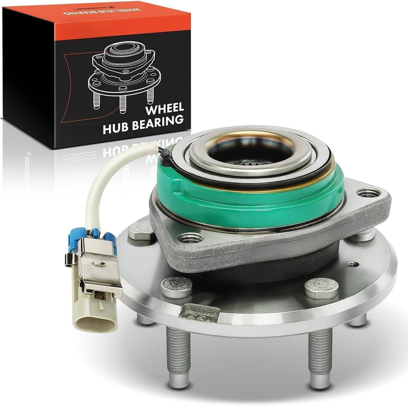 Front Wheel Bearing and Hub Assembly with ABS, 5-Lug, for Chevrolet Impala 2000-2013, Buick LeSabre 2000-2005