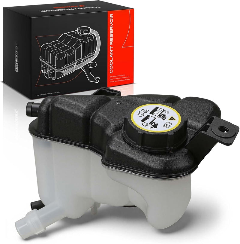 Pressurized Radiator Coolant Expansion Reservoir for Jaguar E-Pace 2018-2019, Land Rover Discovery Sport 2015-2017 2.0L