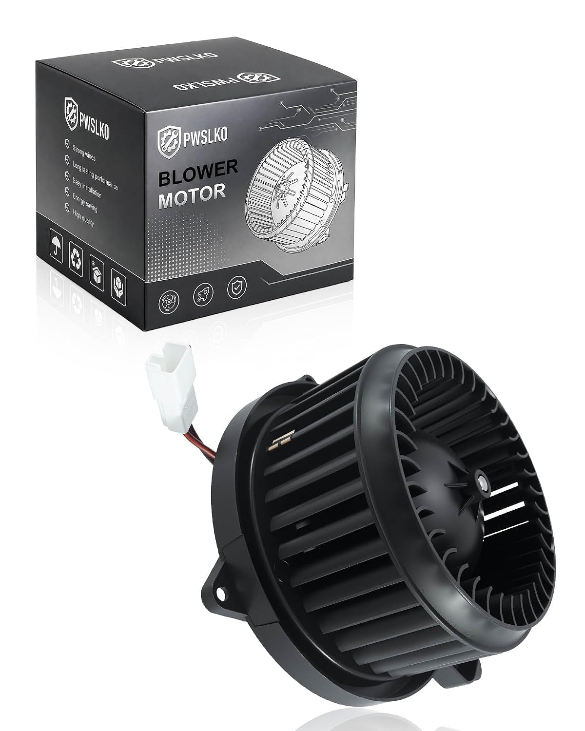 Front HVAC Blower Motor for Toyota Tacoma 2016-2022, 2.7L L4 and 3.5L V6