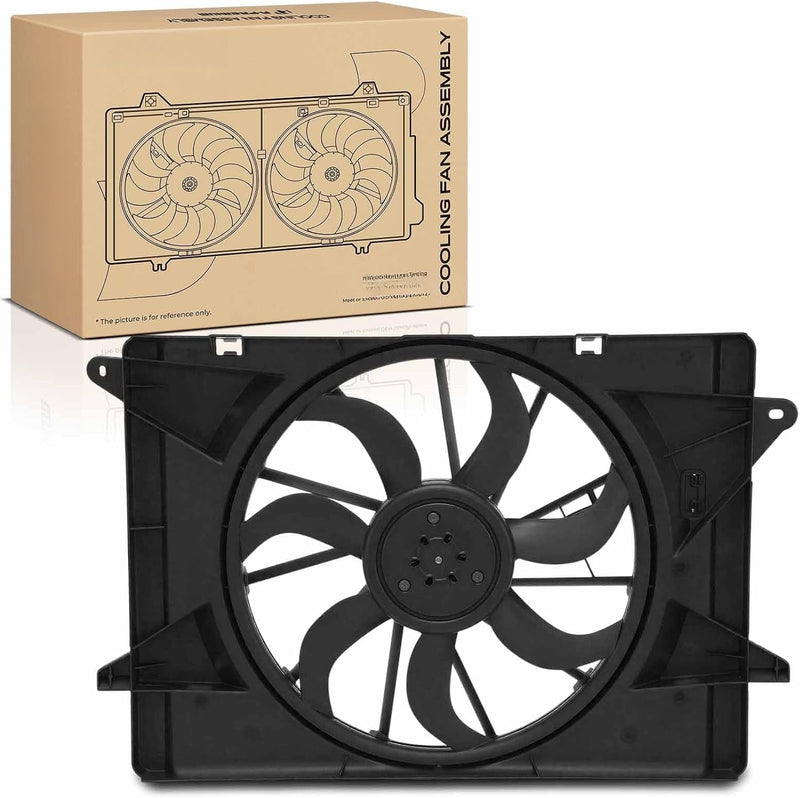 Engine Radiator Cooling Fan Assembly for Chrysler Pacifica 2017-2025, Voyager 2020-2025, Grand Caravan 2021-2024, 3.6L V6