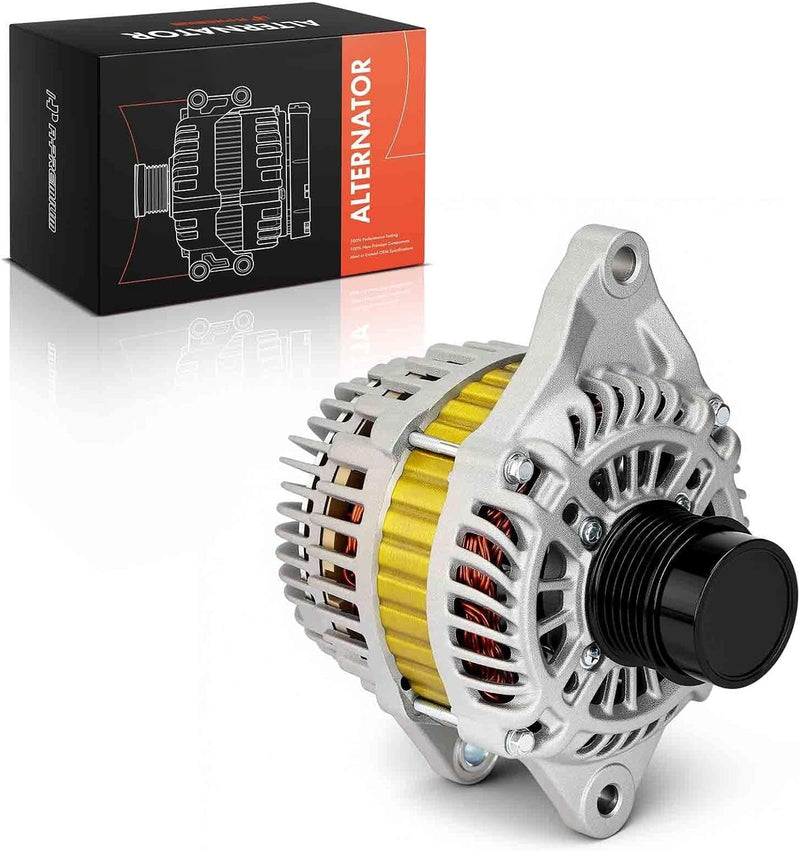 Alternator 12V 115A with Clutch Pulley for Jeep Patriot 2007-2017, Compass 2007-2017, Dodge Caliber 2007-2012
