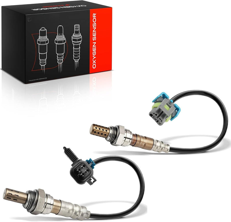 Upstream and Downstream Oxygen Sensor Set for Chevrolet Equinox 2010-2014, GMC Terrain 2010-2014, Saturn Vue 2008-2010