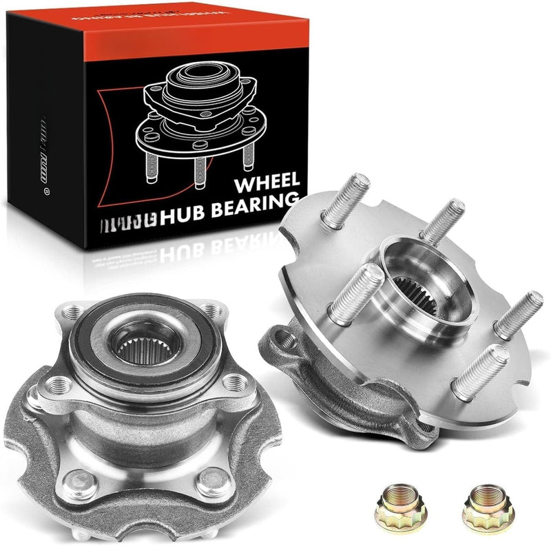 Rear Wheel Bearing and Hub Assembly Pair for Toyota RAV4 2006-2018, Lexus NX300h 2015-2021, NX200t 2015-2017, NX300 2018-2021