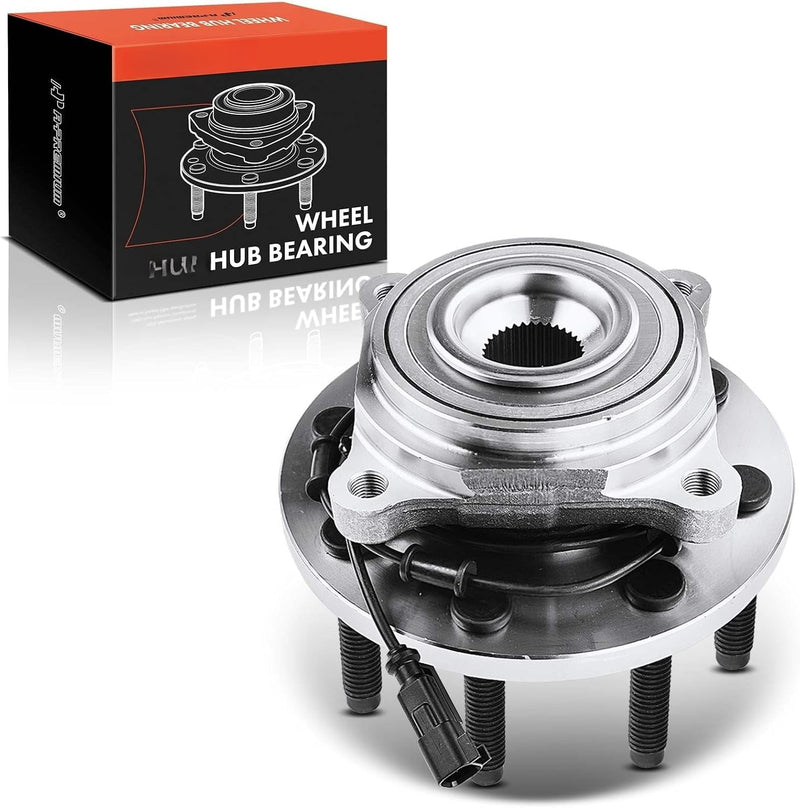 Front Wheel Bearing and Hub Assembly with ABS for Dodge Ram 2500 2009-2011, Ram 3500 2009-2011, 4WD, 8-Lug