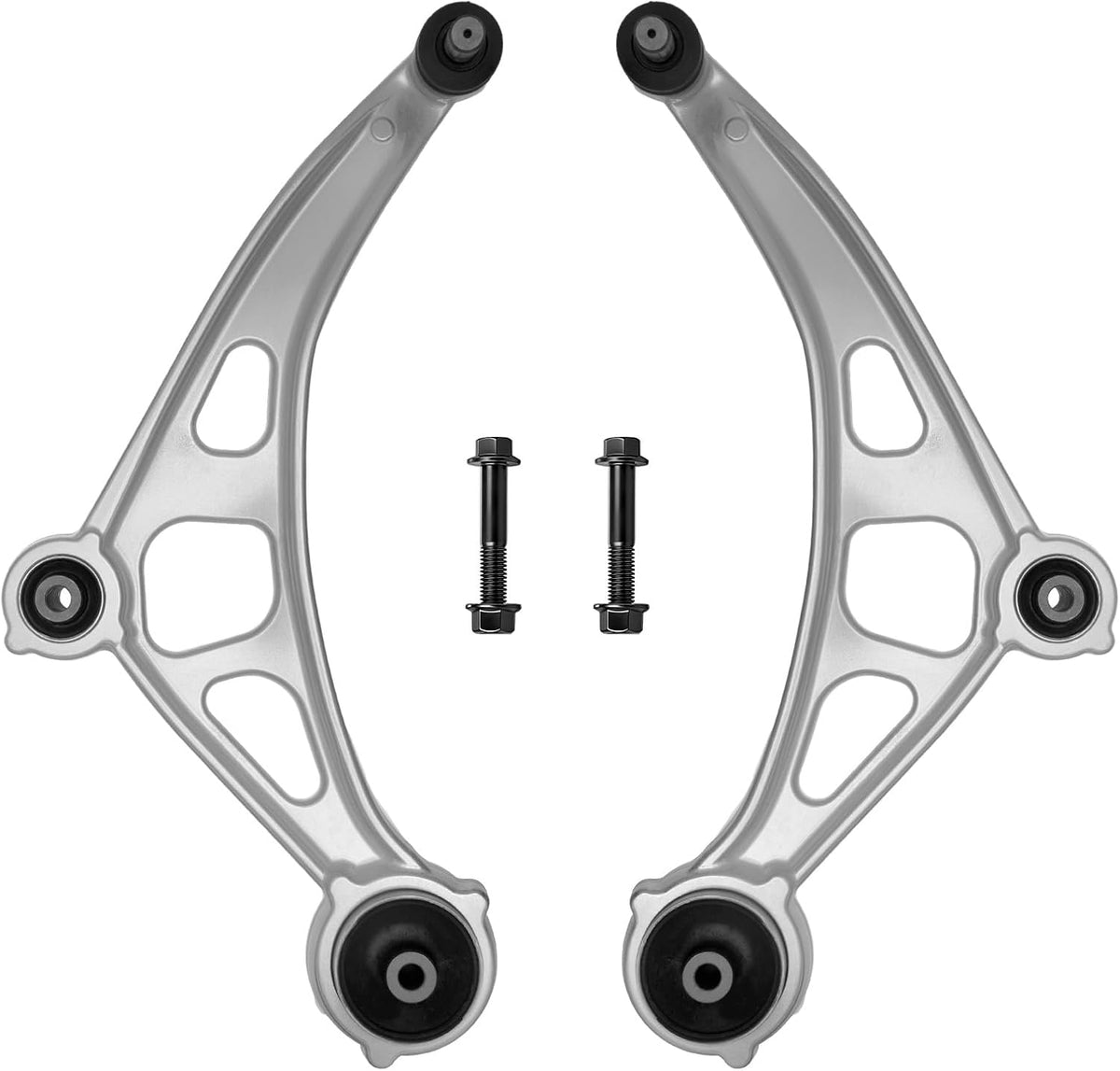 2Pc Suspension Front Lower Control Arm and Ball Joint Assembly Compatible with 2015 2016 2017 2018 2019 2020 2021 2022 2023 2024 Nis-San Murano (Replace # 526-875 526-876 545005AA0B 545015AA0B)