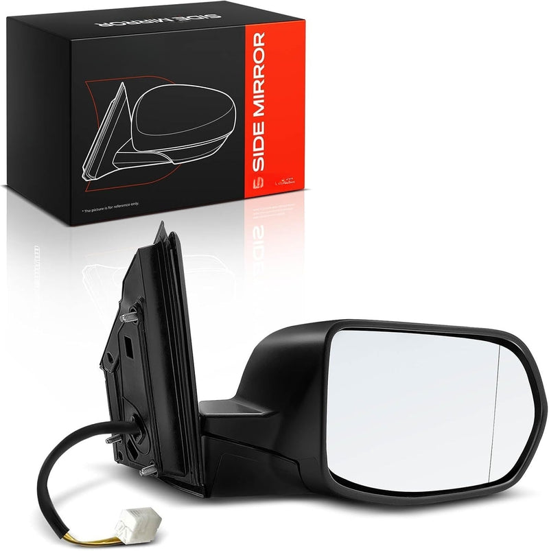 Right Passenger Side Power Mirror for Honda CR-V 2012-2016 LX, Non-Heated, Textured Black