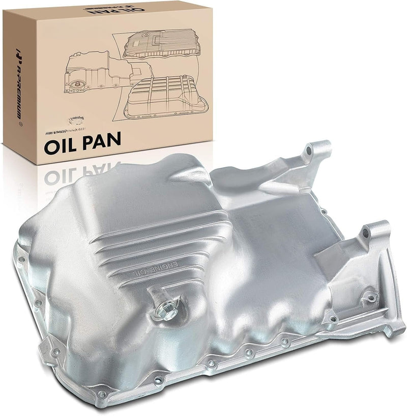 Aluminum Engine Oil Pan With Drain Plug for Honda Odyssey 1999-2004 3.5L, Accord 1998-2002 3.0L, Acura TL 1999-2001 3.2L
