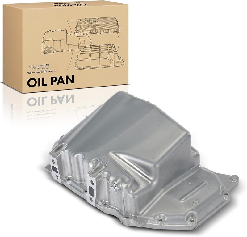 Engine Oil Pan With Drain Plug for Honda CR-V 2007-2009 2.4L, Aluminum