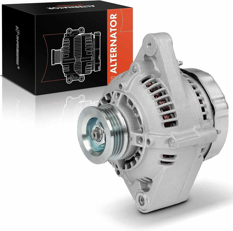 Alternator for Toyota 4Runner 1993-1995, Pickup 1993-1995, T100 1993-1994, 3.0L V6, 12V 60A, 4-Groove Pulley