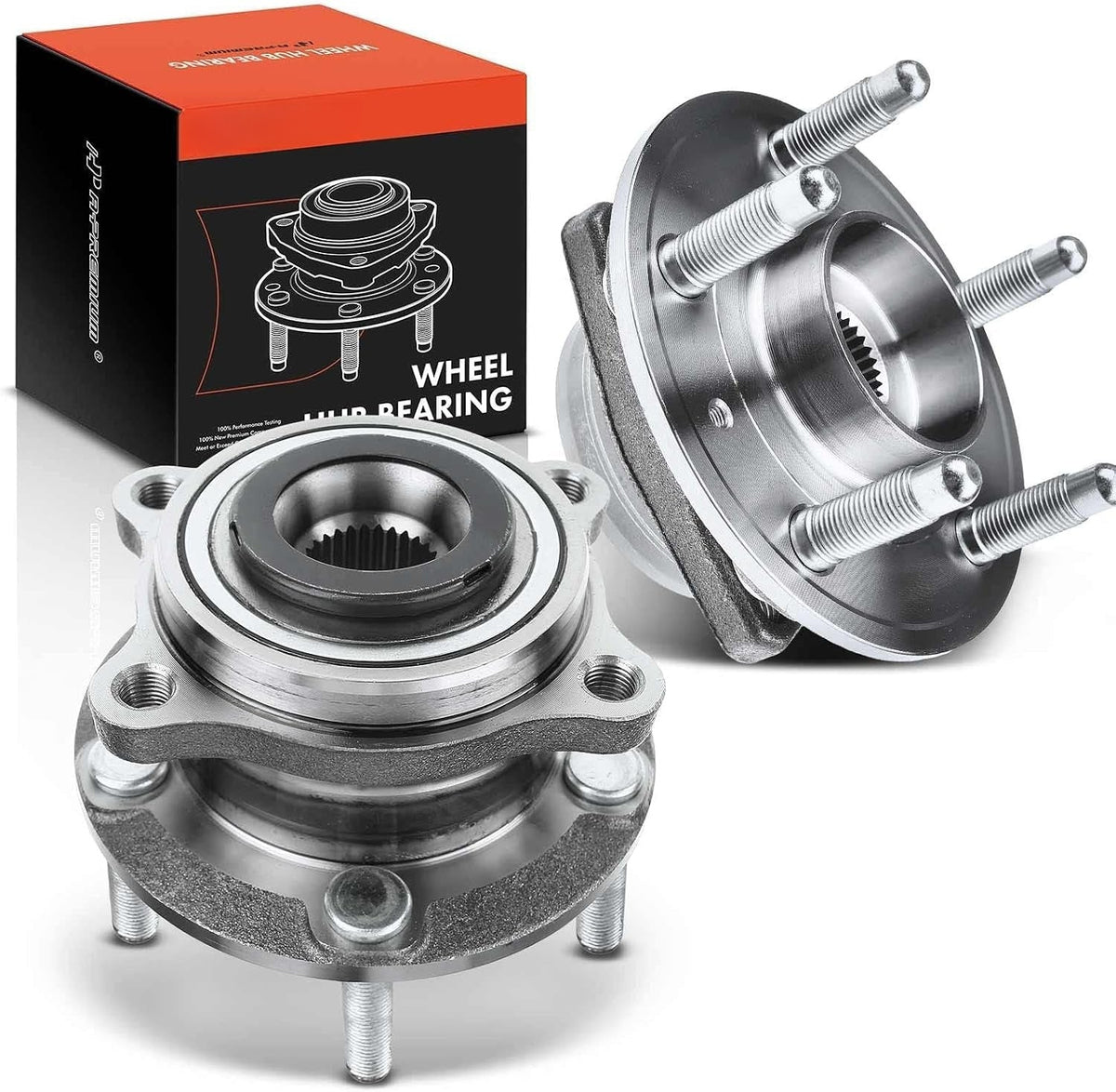 Front Wheel Bearing and Hub Assembly Pair for Hyundai Sonata 2015-2019, Tucson 2016-2021, Kia Optima 2016-2020, Sportage 2017-2021, 5-Lug