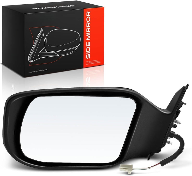 Front Left Driver Side Power Mirror for Nissan Altima 2013-2018 Sedan, Black