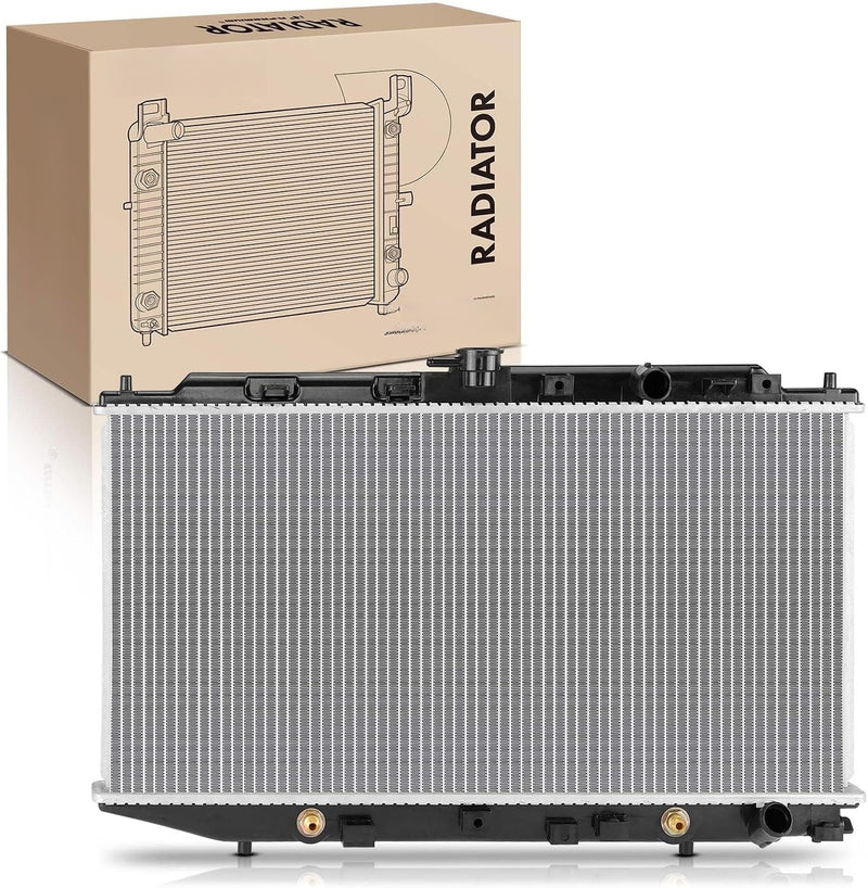 Radiator with Transmission Oil Cooler for Honda Civic 1988-1991, CRX 1988-1991, 1.5L 1.6L, Automatic Transmission