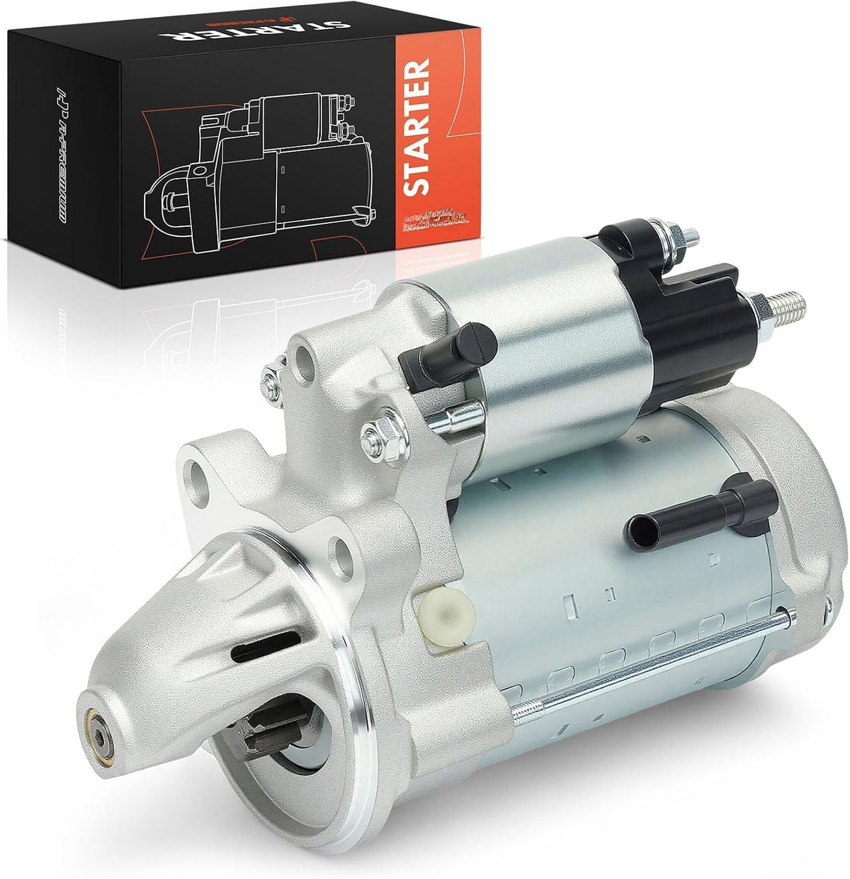 Starter Motor 12V 1.4KW 12-Tooth for Ford Mustang 2016-2017, Mustang 2018-2020 and 2022-2023 Manual Transmission