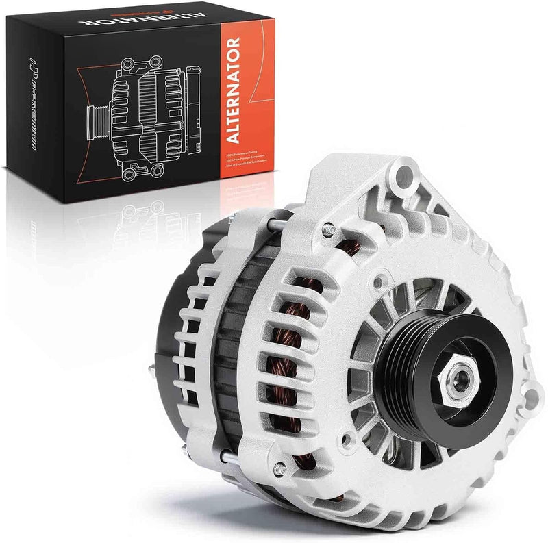 Alternator for Chevrolet Silverado 1500 2005-2006, Avalanche 1500 2005-2006, GMC Sierra 1500 2005-2006, Cadillac Escalade