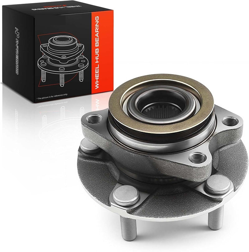 Front Wheel Bearing and Hub Assembly, 5-Lug, for Nissan Juke 2011-2017, Leaf 2011-2012