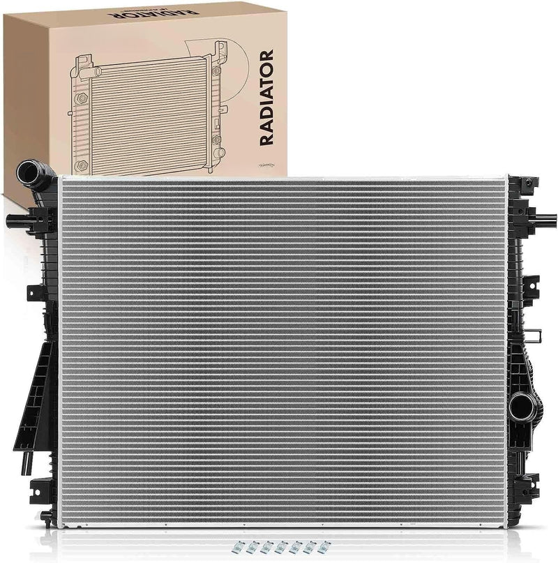 Main Engine Radiator for Ford F-250, F-350, F-450, F-550 Super Duty 2017-2019 6.7L V8