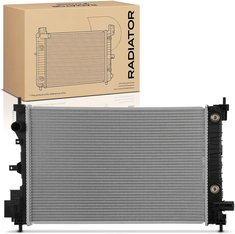 Engine Coolant Radiator with Transmission Oil Cooler for Chevrolet Spark 2016-2022, 1.4L L4, Automatic CVT