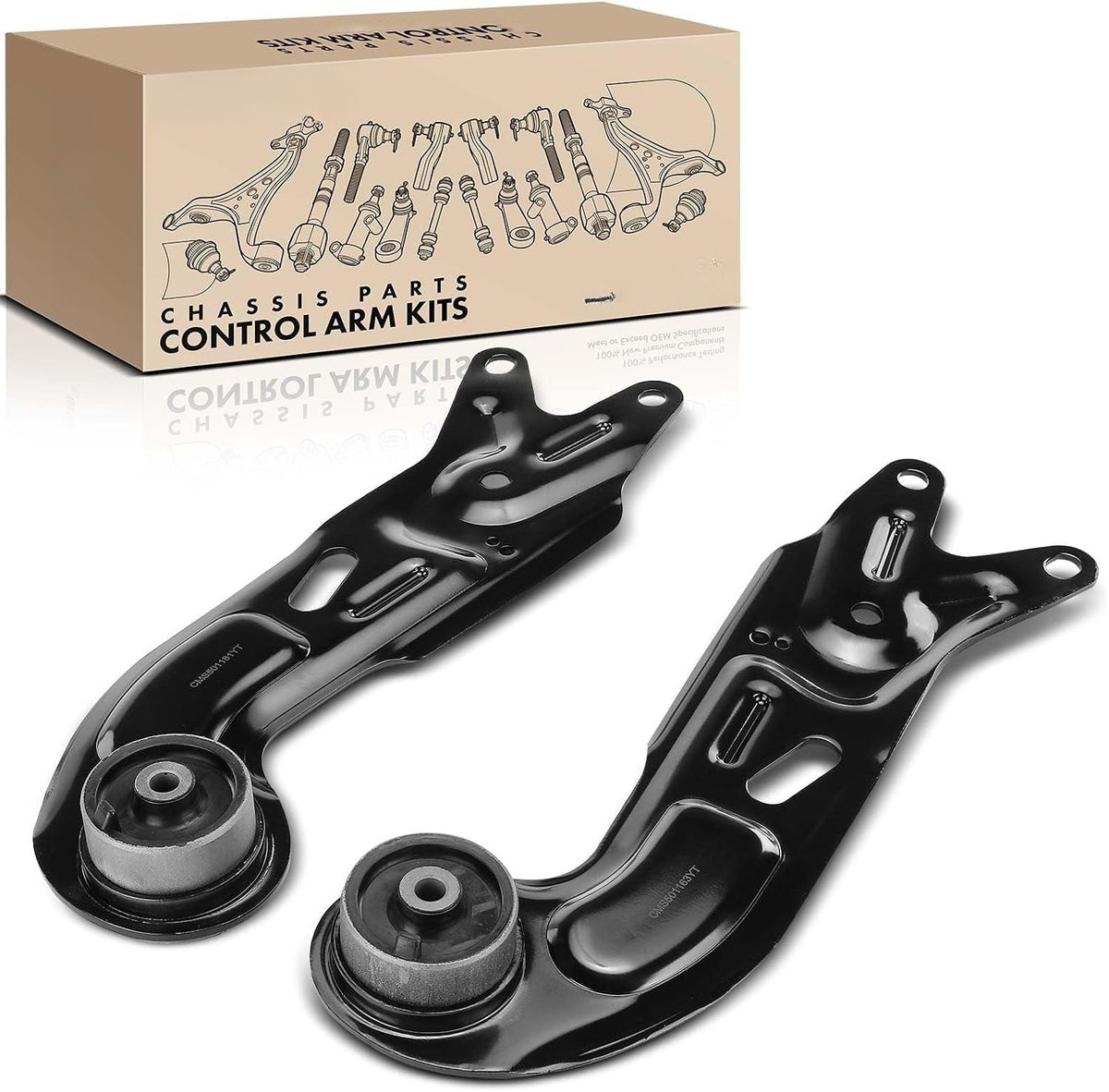 Rear Trailing Arms for Chevrolet Malibu 2004-2007 Rear Disc, 2008-2012, Pontiac G6 2005-2010, Saturn Aura 2007-2009, Pair