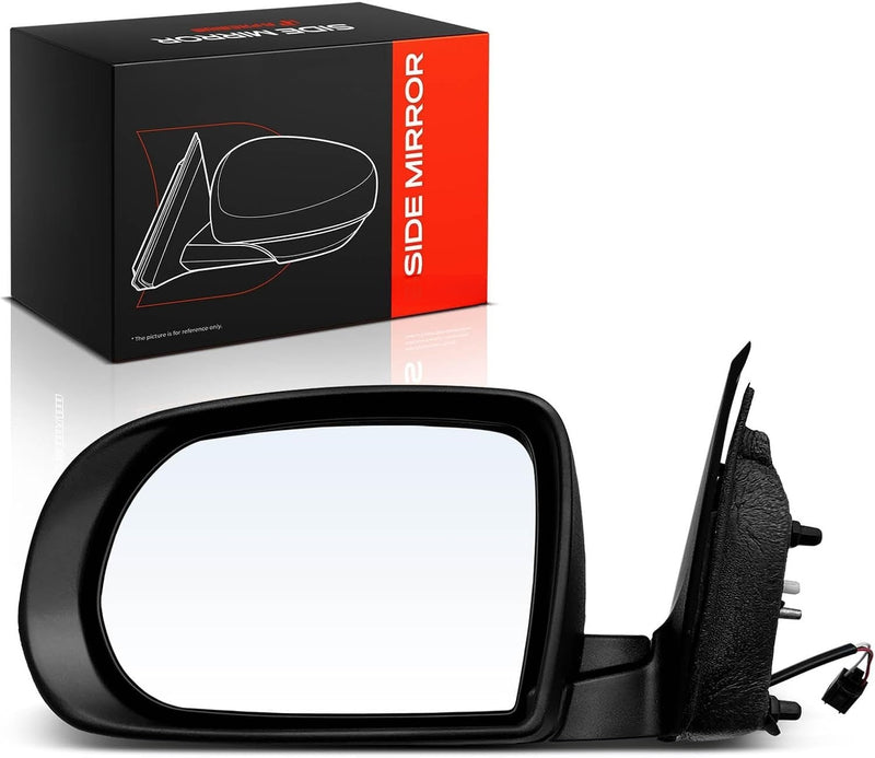 Front Left Driver Side Power Door Mirror for Jeep Cherokee 2014-2018 KL, Manual Folding