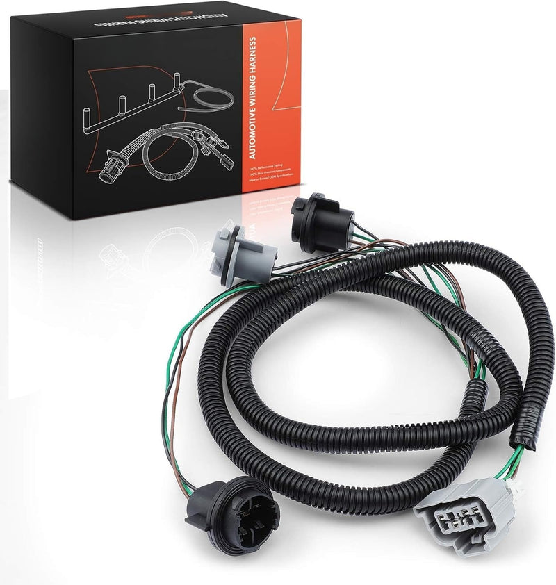 Rear Left Driver Side Tail Light Wiring Harness for Chevrolet Silverado 2500 HD, 3500 HD 2007-2014, 50 in