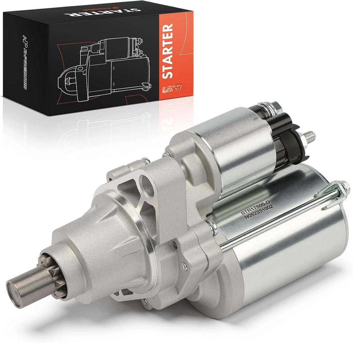 Starter Motor for Honda Accord 2003-2007, Acura TL 2004-2006, V6, Manual Transmission, 12V 1.6kW, 9 Teeth