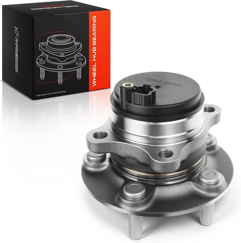 Rear Wheel Bearing and Hub Assembly for Ford Fusion 2014-2020, Lincoln MKZ 2014-2016 FWD, 5-Lug