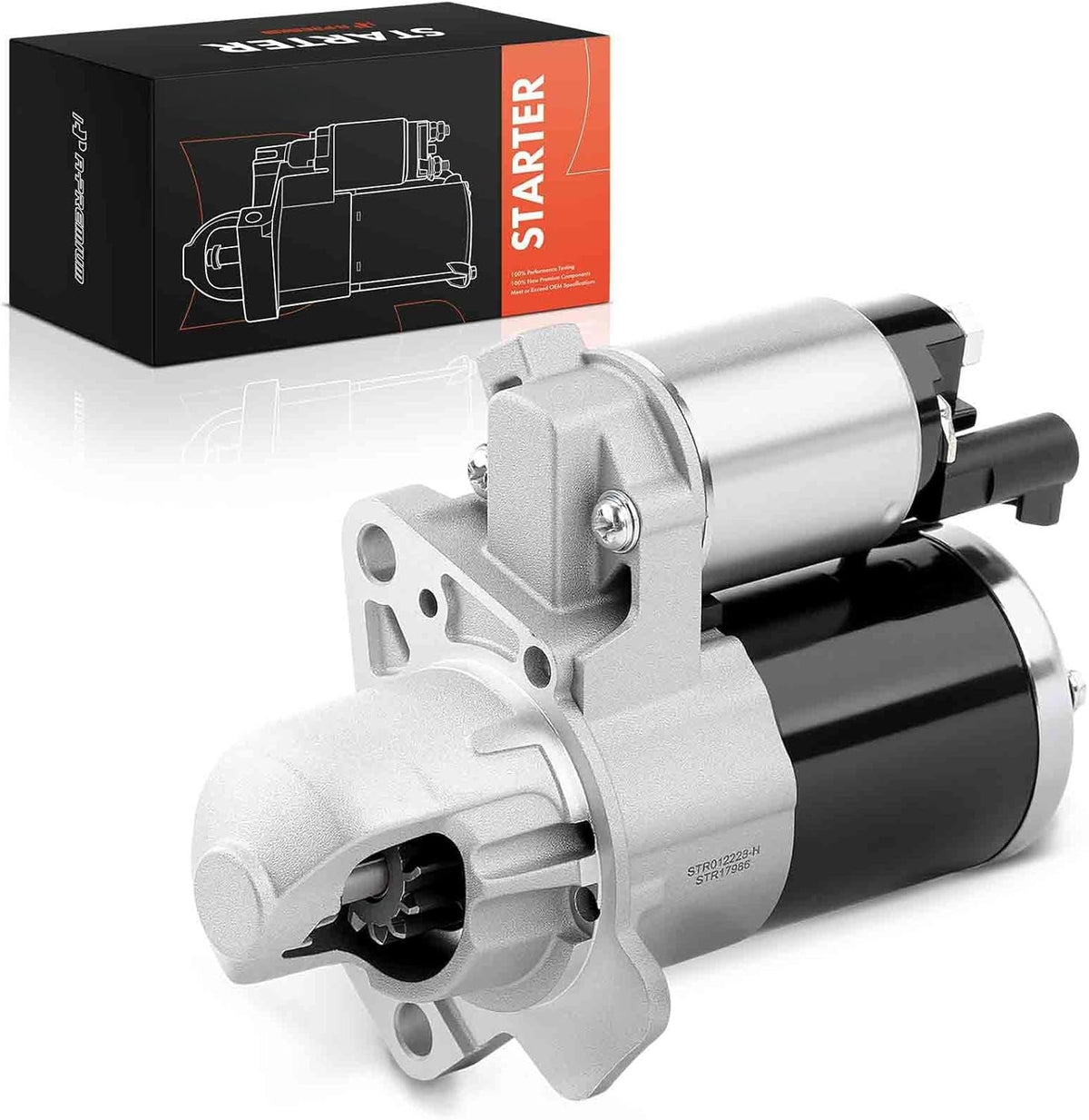 Starter Motor for Chevrolet Traverse 2009-2017, Equinox 2008-2017, Impala 2012-2020, GMC Acadia 2007-2016, Buick Enclave 2008-2017, 3.0L 3.6L V6