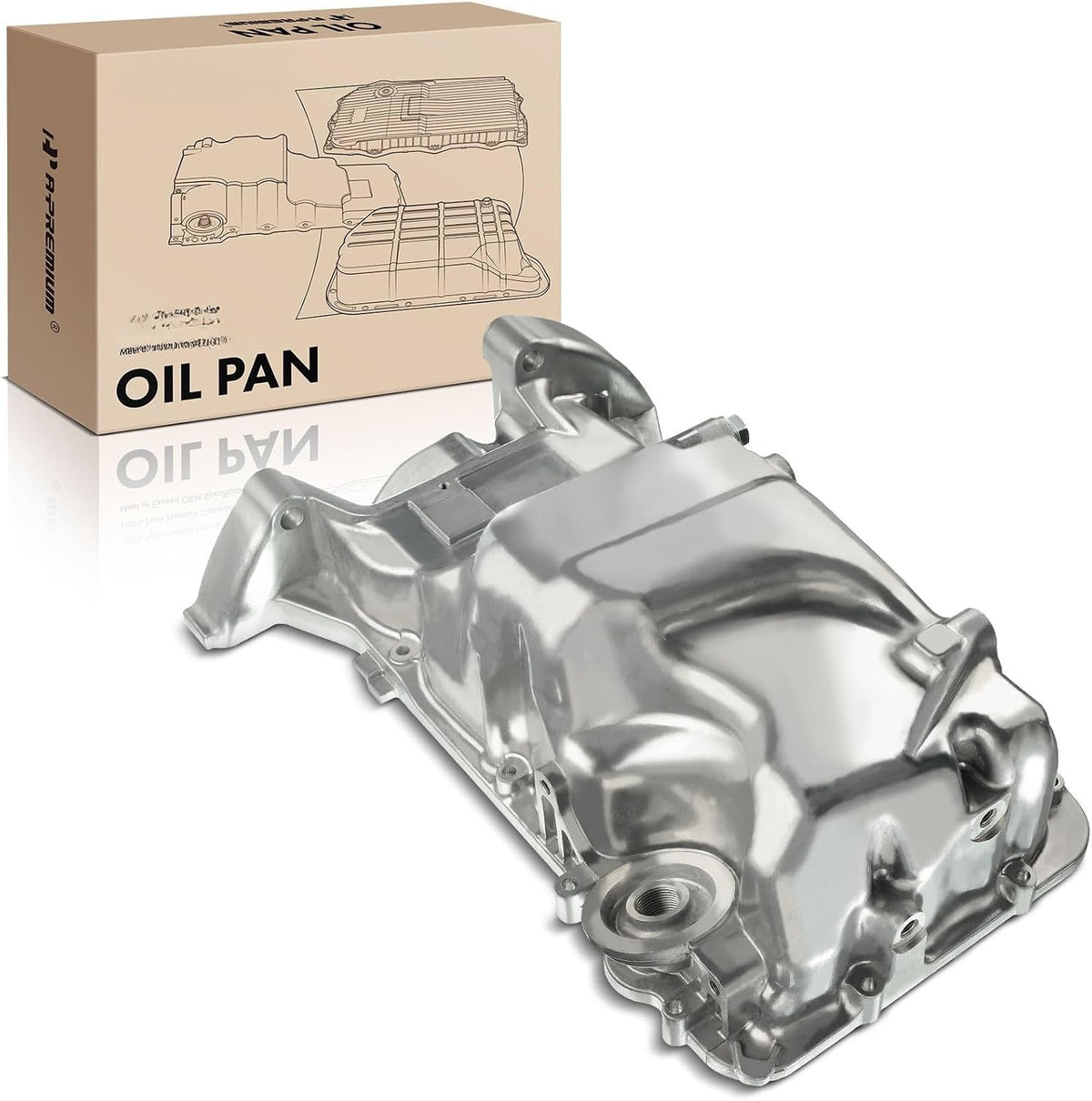 Aluminum Engine Oil Pan With Drain Plug for Honda Civic 2006-2011 1.8L