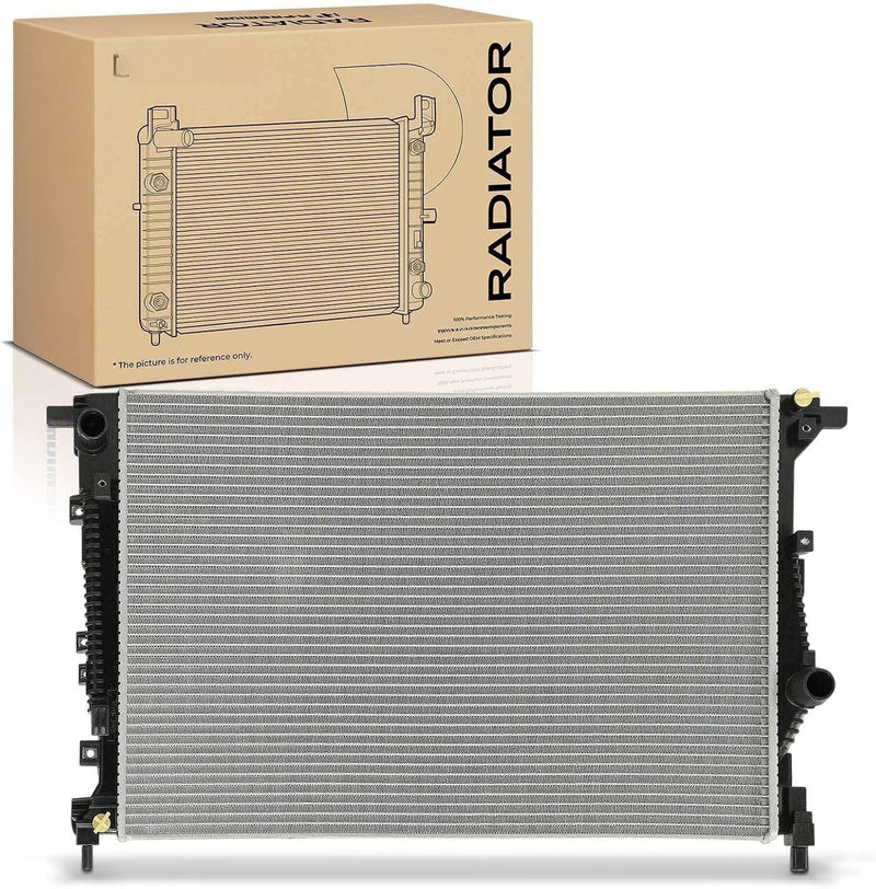 Engine Coolant Radiator for Jeep Cherokee 2019-2022, L4 2.4L, V6 3.2L, Standard Duty Cooling
