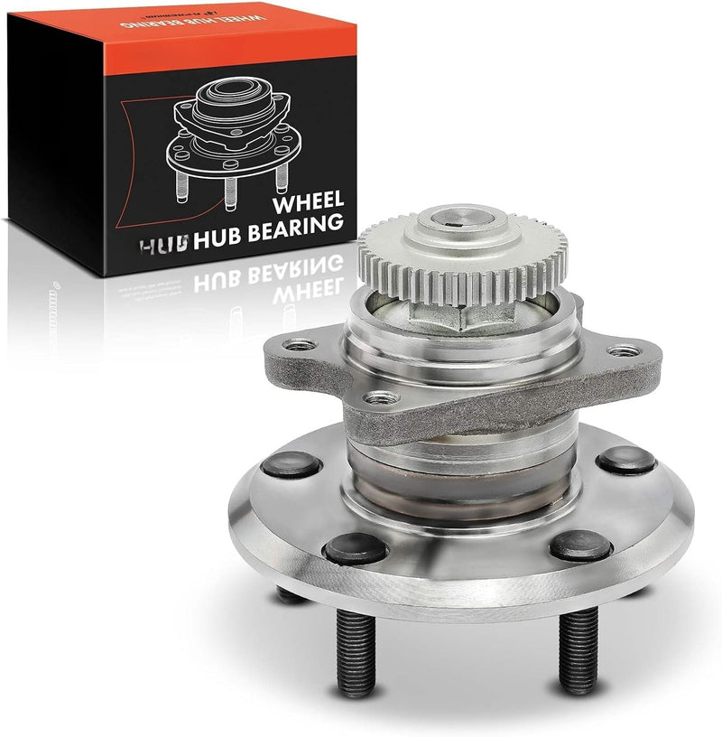 Rear Wheel Bearing and Hub Assembly with ABS Ring for Hyundai Sonata 2006-2009, Kia Optima 2006-2008, 5-Lug