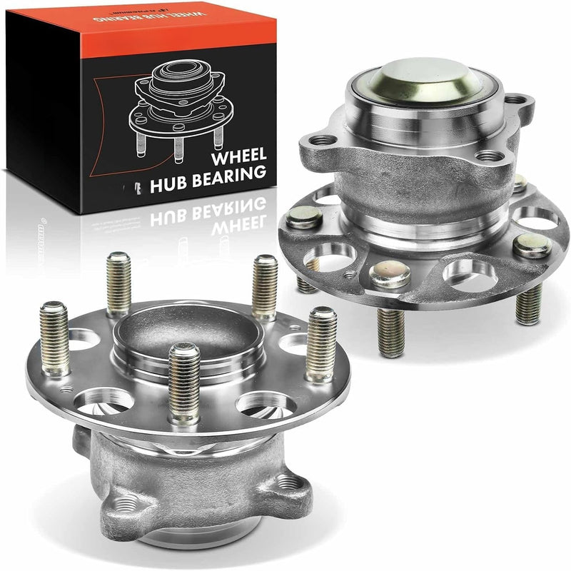 Rear Wheel Bearing and Hub Assembly Pair for Honda Accord 2018-2023 Gas, Acura TLX 2015-2020 FWD, 5-Lug