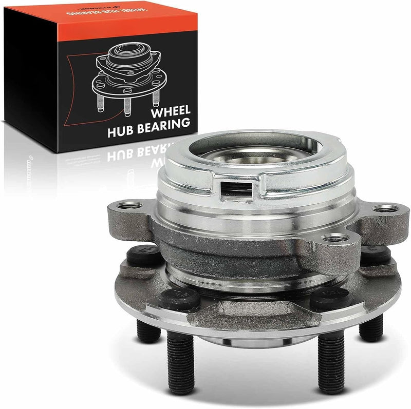 Front Wheel Bearing and Hub Assembly, 5-Lug, for Nissan Murano 2009-2014, Quest 2011-2017