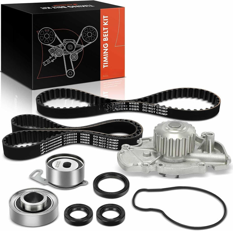 Timing Belt Kit with Water Pump for Honda Accord 1994-1997 VTEC, 1998-2002, Odyssey 1998, Acura CL 1997-1999