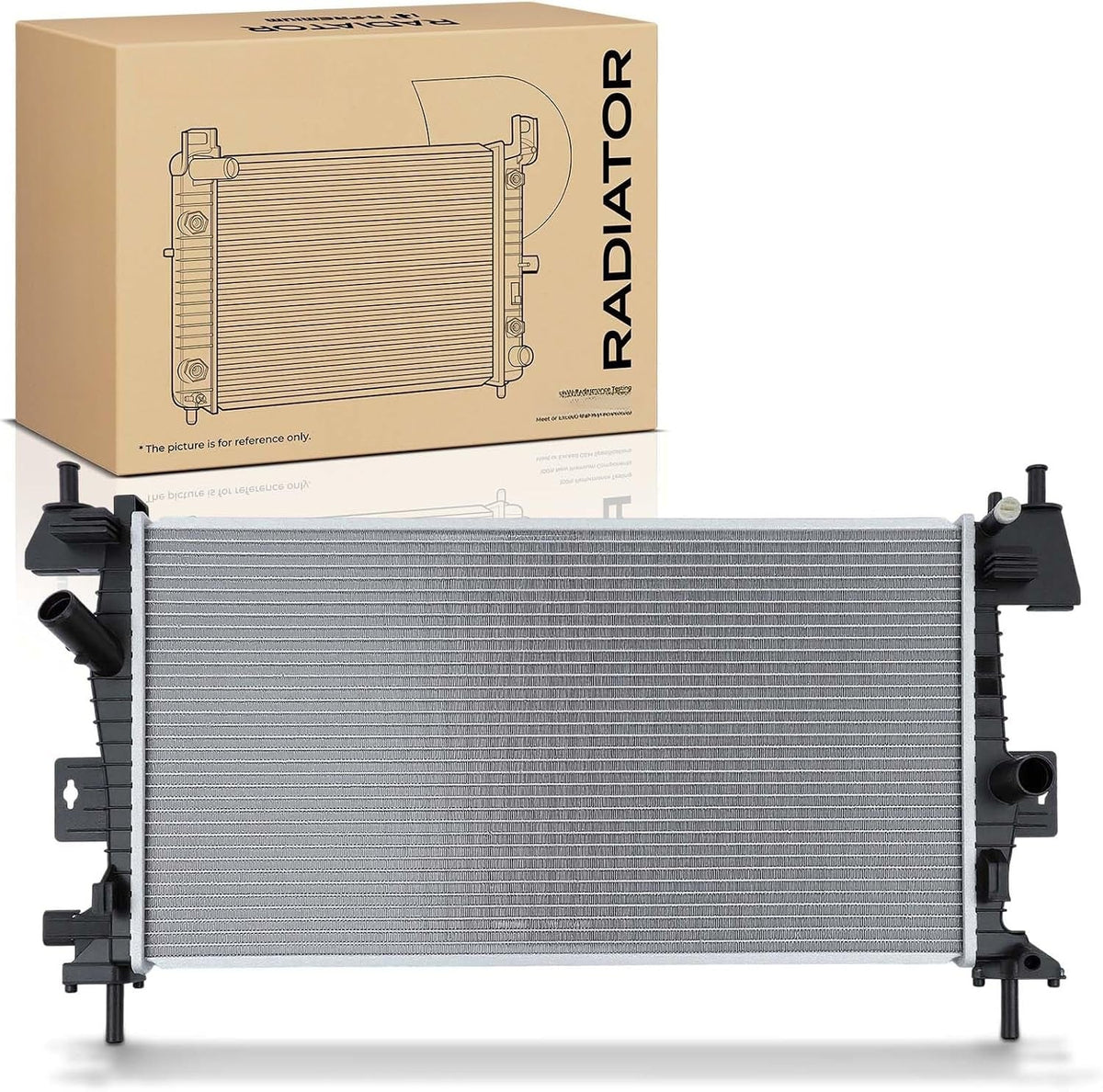 Engine Coolant Radiator for Ford Focus 2012-2018 2.0L, Focus Electric 2012-2018