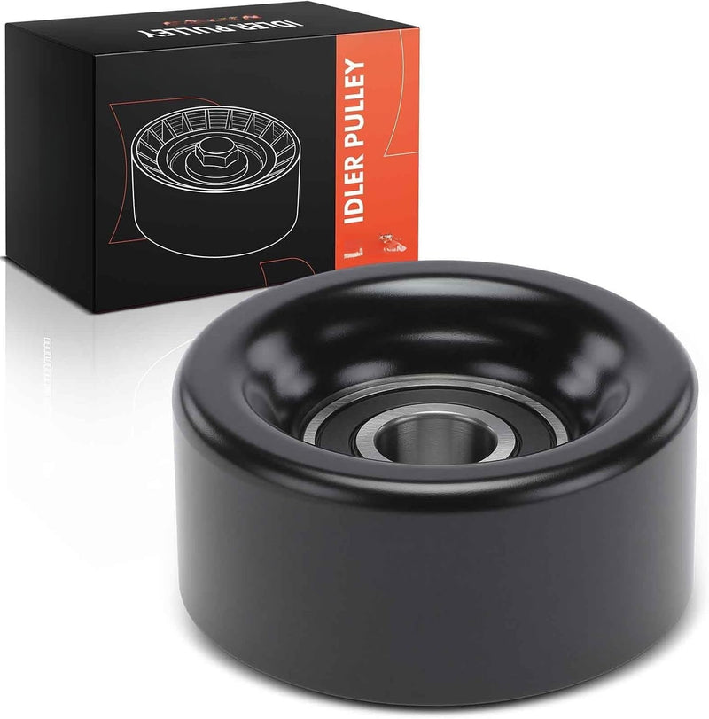 Serpentine Belt Idler Pulley for Jaguar XJ8 1998-2009, XJR 1998-2009, XK8 1997-2006, 76 mm
