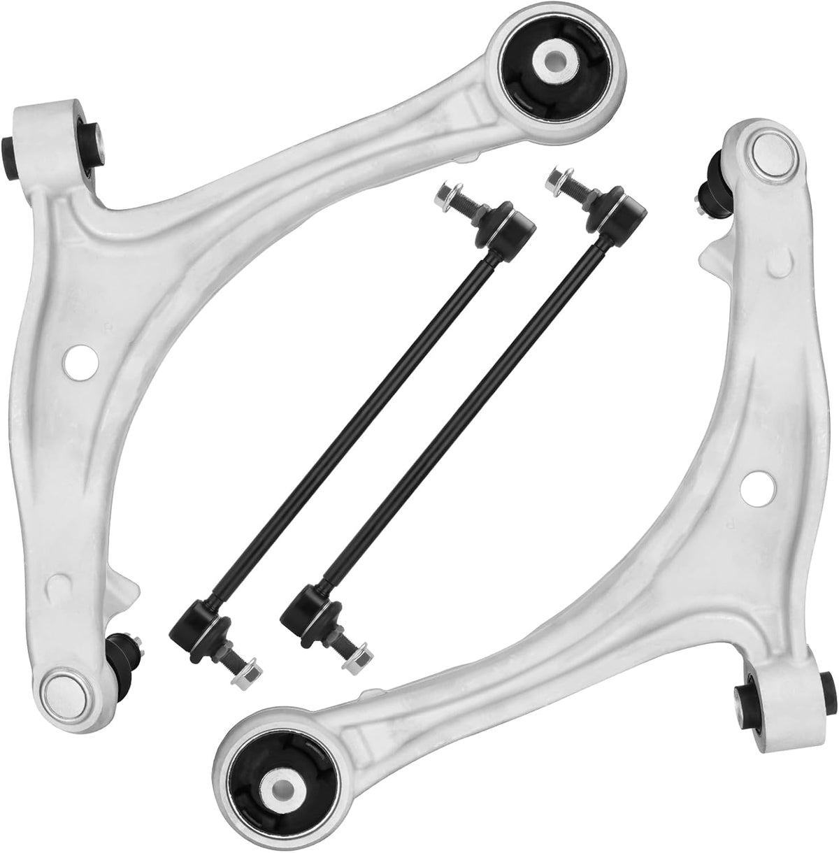 Front Lower Control Arms with Ball Joints and Sway Bar End Links 4-Piece for Honda Odyssey 2005-2010