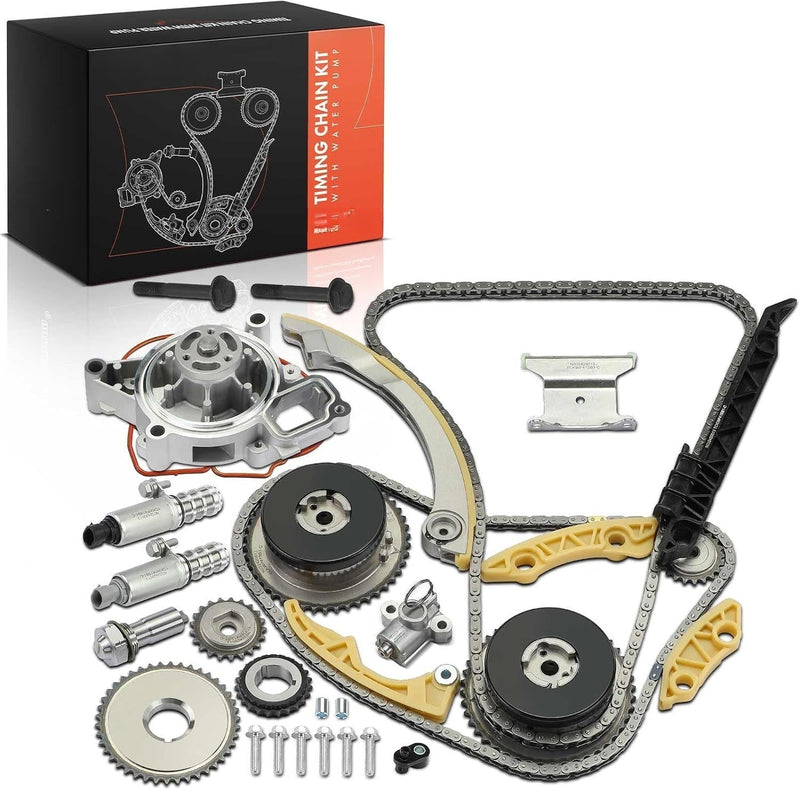 Timing Chain Kit with Water Pump for Buick LaCrosse 2011-2016, Regal 2012-2017, Chevrolet Equinox 2011-2017