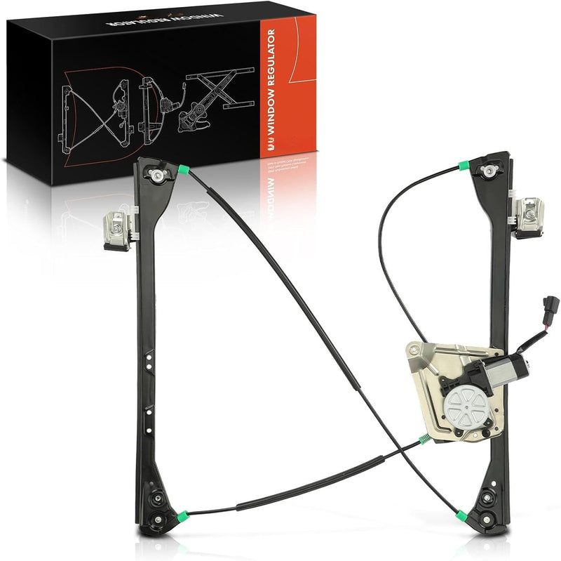 Front Right Passenger Side Power Window Regulator With Motor for Buick Rendezvous 2002-2007, Pontiac Aztek 2001-2005