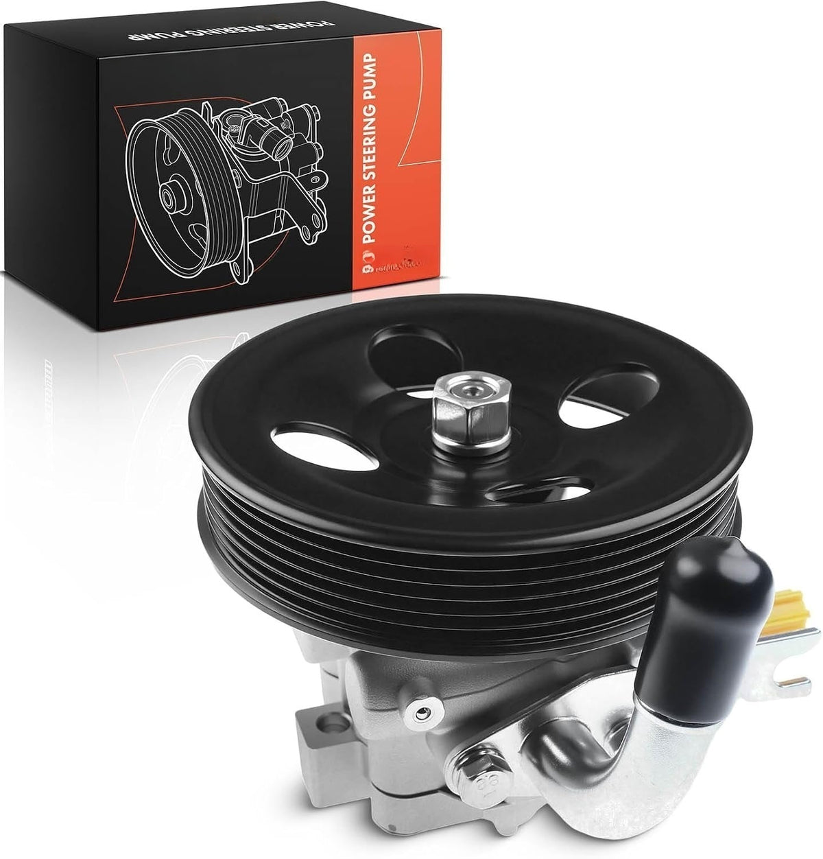 Power Steering Pump with Pulley for Kia Optima 2006-2010, Magentis 2007-2010, Rondo 2007-2010 2.4L