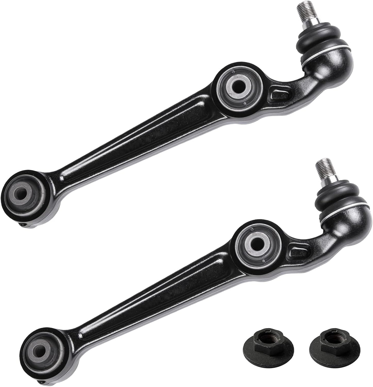 K620815 X2 Front Lower Control Arm and Ball Joint Assembly (12Mm Attaching) Compatible with 2006 Fo-Rd Fusion Lin-Coln Zephyr Mer-Cury Milan (Manufactured before 8/29/2006) / 2003-2007 Ma-Zda 6
