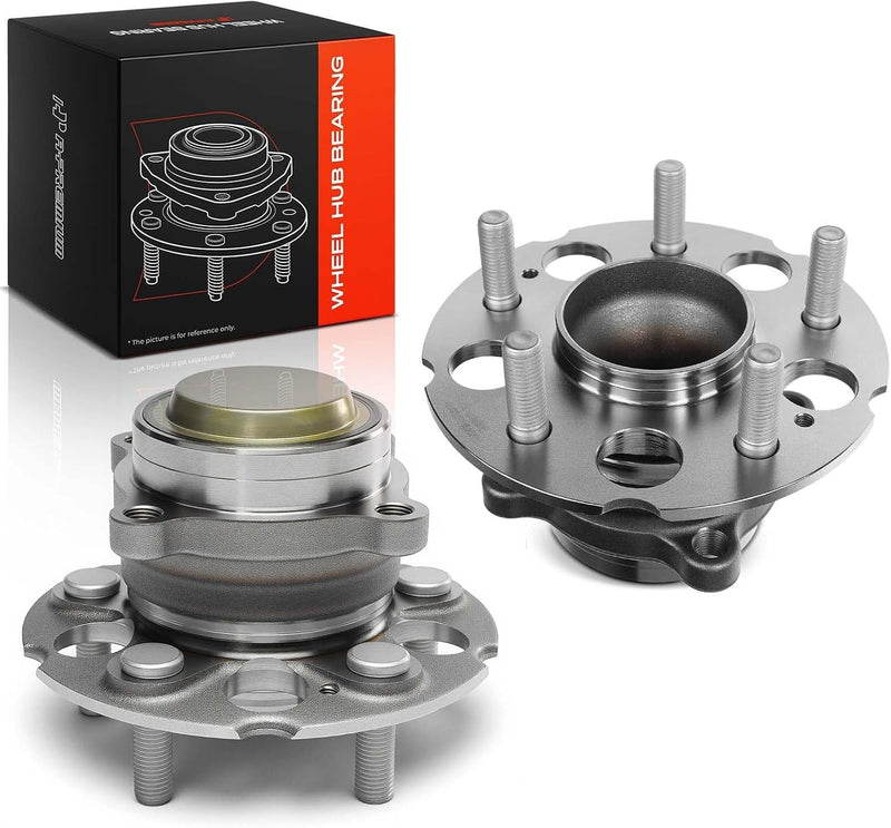 Rear Wheel Bearing and Hub Assembly Pair, 5-Lug, for Honda CR-V 2017-2022 FWD