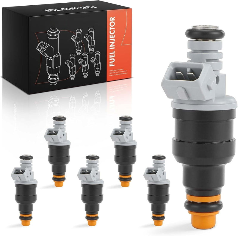 Fuel Injector Set of 6 for Ford Ranger 1986-1992 2.9L, 1991-1997 3.0L, Aerostar 1986-1997 3.0L, F-150, F-250