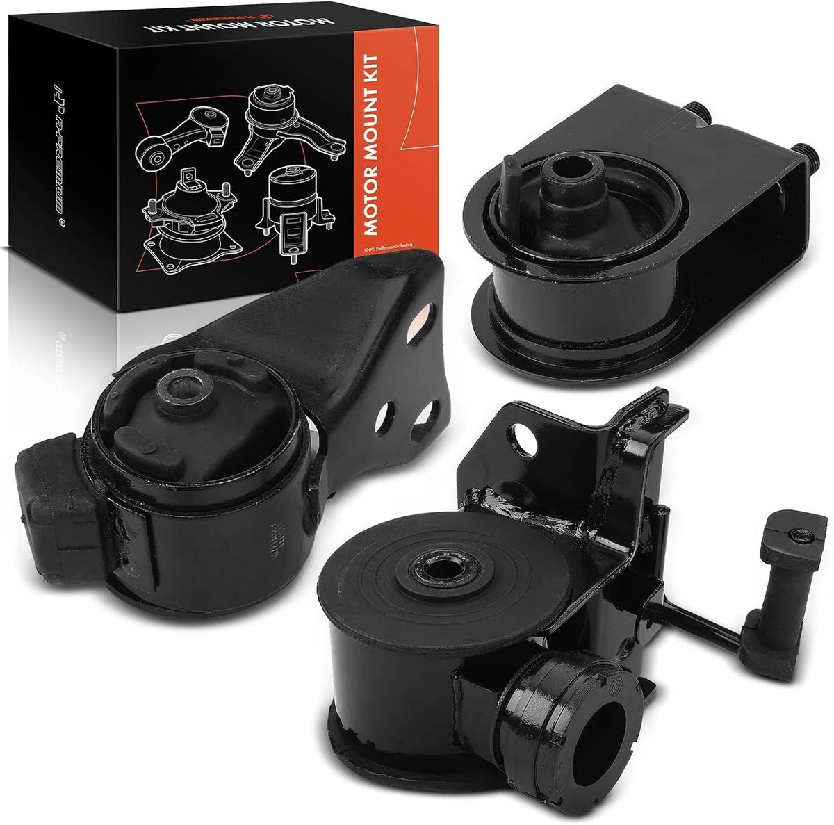 Front, Front Left and Rear Engine Mount Set of 3 for Mazda MPV 2000-2006 2.5L, 3.0L