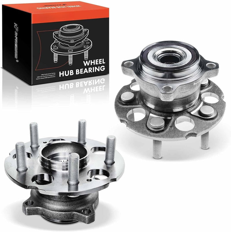 Rear Wheel Bearing and Hub Assembly Pair for Honda CR-V 2012-2016 AWD, Acura RDX 2013-2015 AWD, 5-Lug
