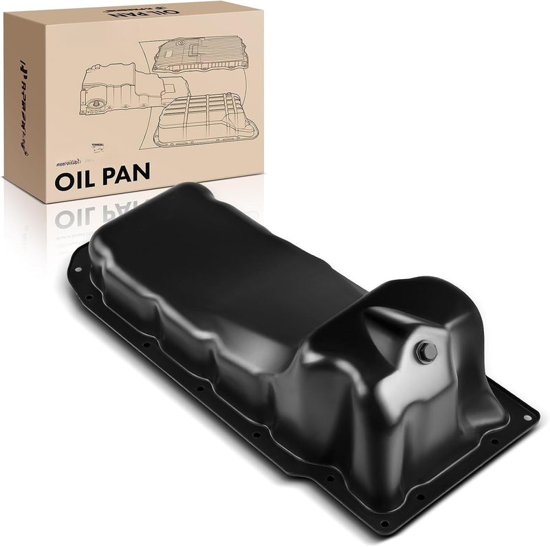 Engine Oil Pan With Drain Plug for Dodge Dakota 2000-2010, Dodge Ram 1500 2005-2010, Ram 1500 2011-2013 4.7L