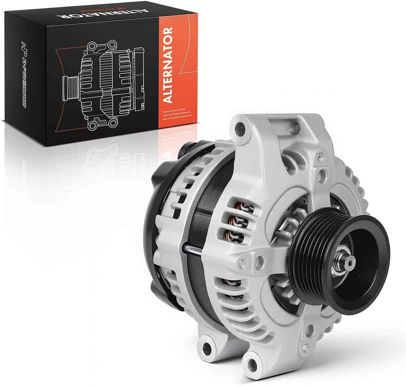 Alternator for Honda Civic 2012-2015, CR-V 2012-2014, Acura ILX 2013-2015, 2.4L, 12V 120A, 7 Groove Pulley, 1 Pin Plug