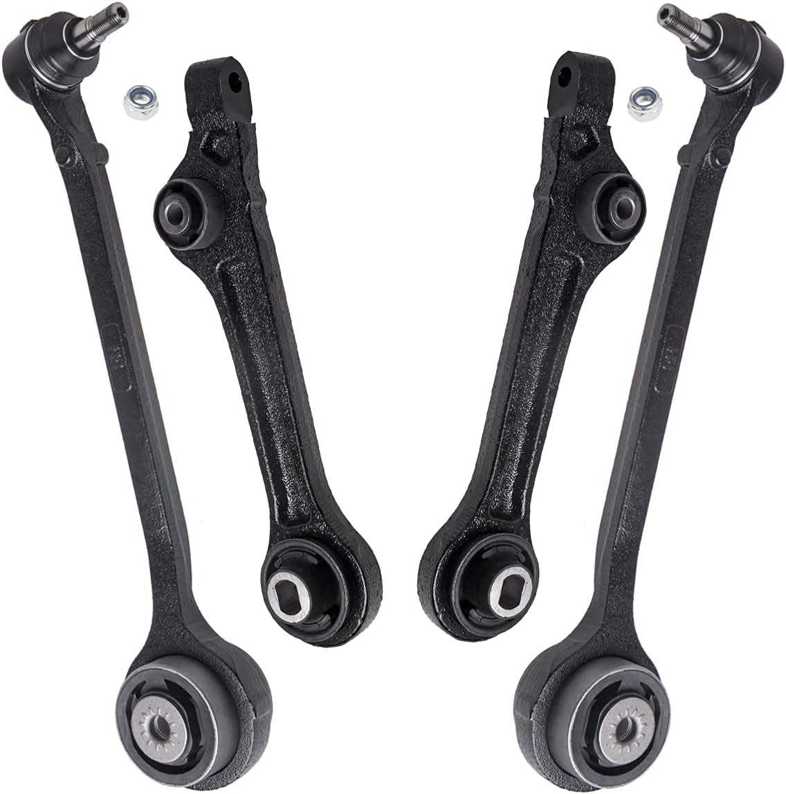 4Pcs Suspension Kits  K642193 X2 K622224 K622225 Front Lower Control Arm and Ball Joint Assembly (For RWD;3.6L/5.7L) Compatible with 12-19 Chrysler 300 /Dodge Challenger Charger
