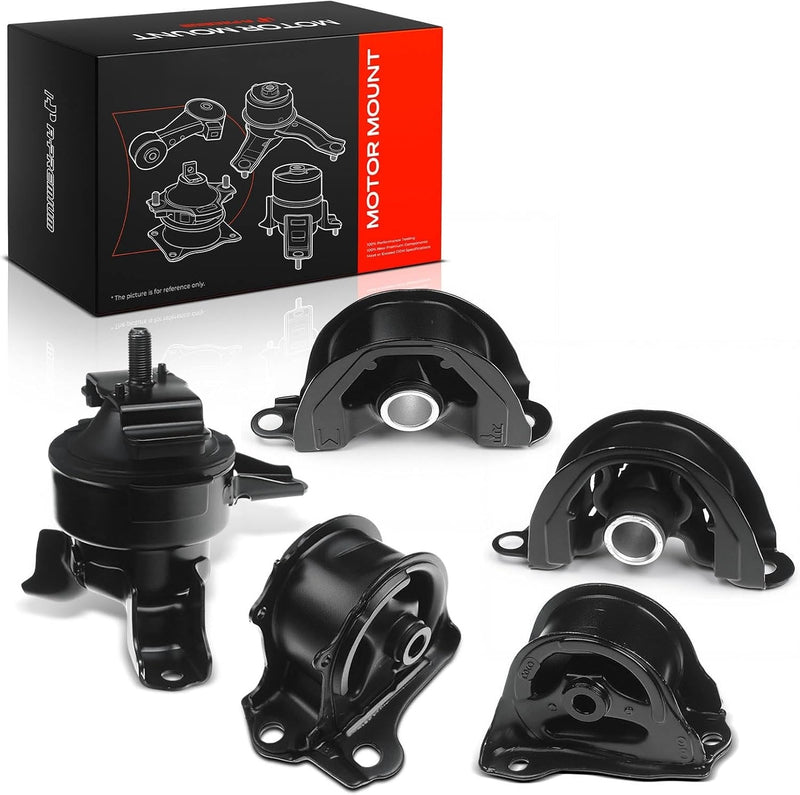 Engine and Transmission Mount Kit for Honda Civic 1996-2000 1.6L Automatic, Set of 5
