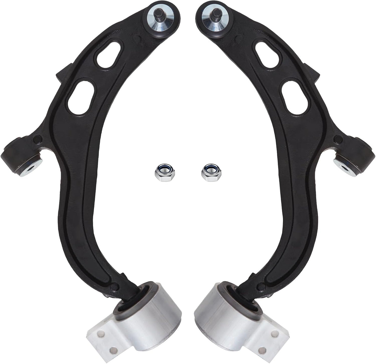 2Pc Suspension Front Lower Control Arm and Ball Joint Assembly Compatible with 13-15 Fo-Rd Flex,13-19 Taurus /13-16 Lin-Coln MKS MKT (Replace # K622916 K622917 DA5Z3079A DA5Z3078A)